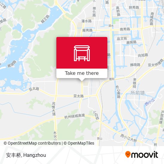 安丰桥 map
