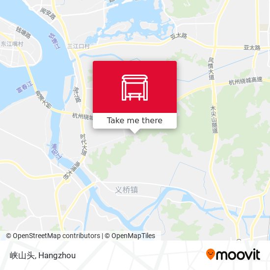峡山头 map