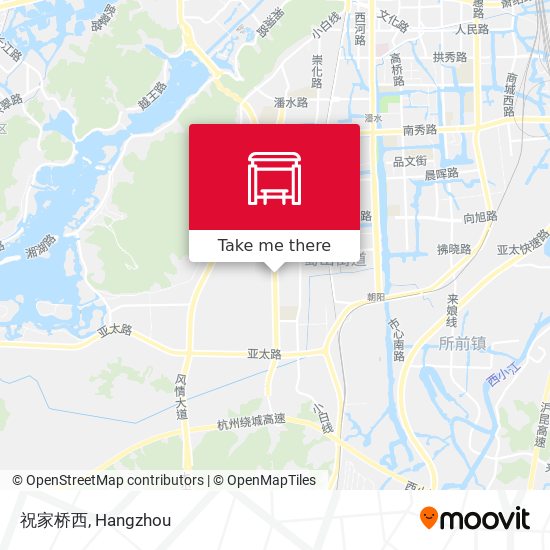 祝家桥西 map