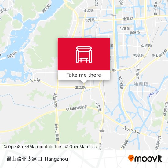 蜀山路亚太路口 map