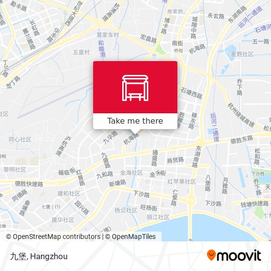 九堡 map
