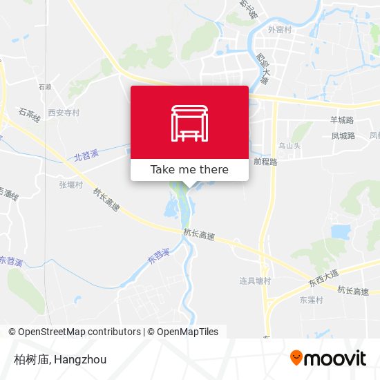 柏树庙 map