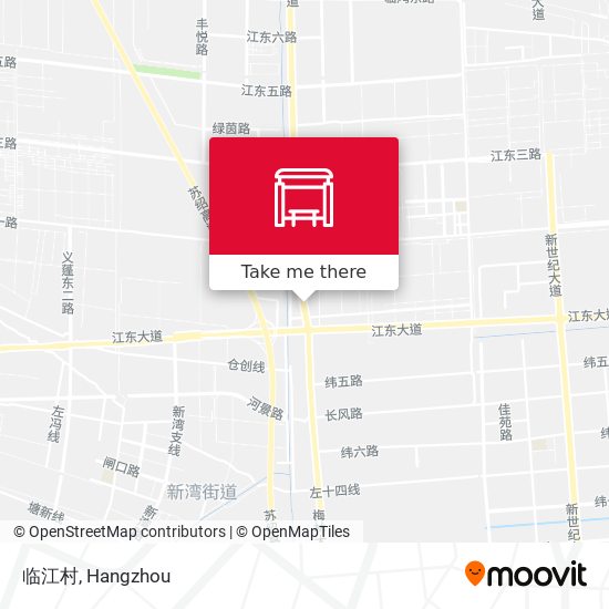 临江村 map