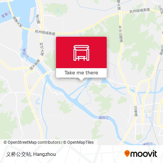义桥公交站 map