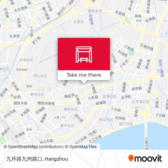 九环路九州路口 map