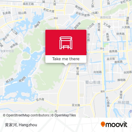 黄家河 map