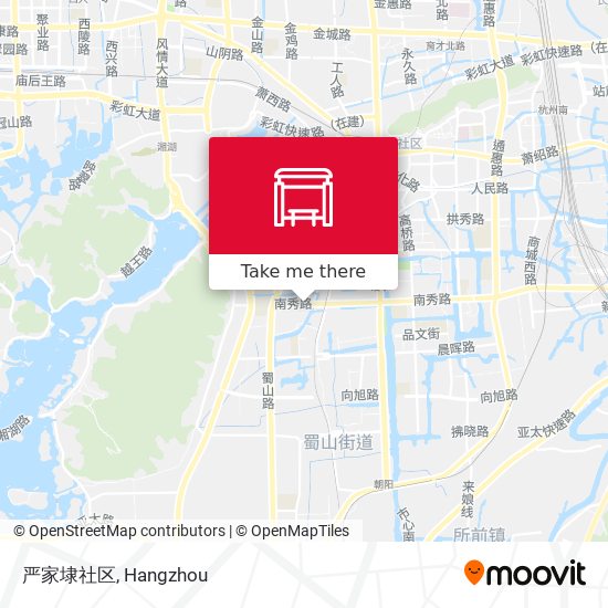 严家埭社区 map