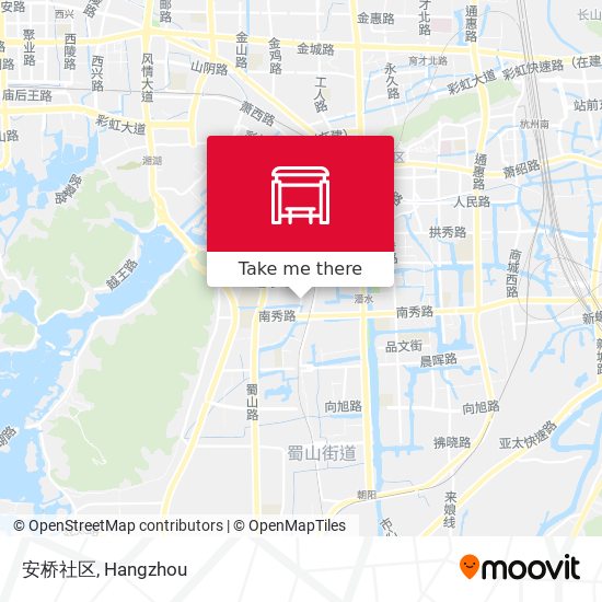 安桥社区 map