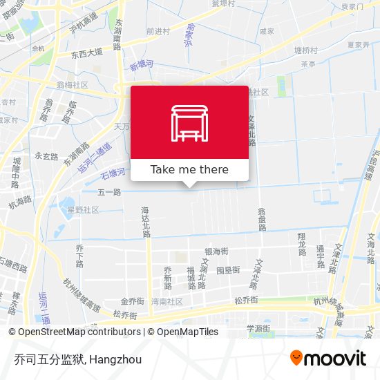 乔司五分监狱 map