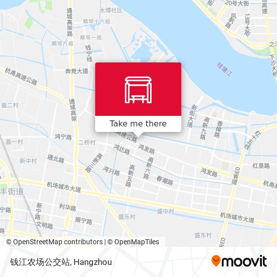 钱江农场公交站 map