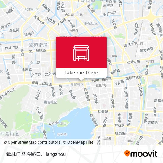 武林门马塍路口 map