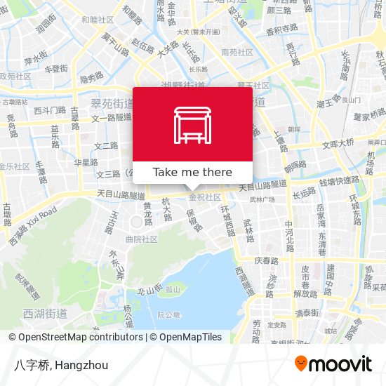 八字桥 map