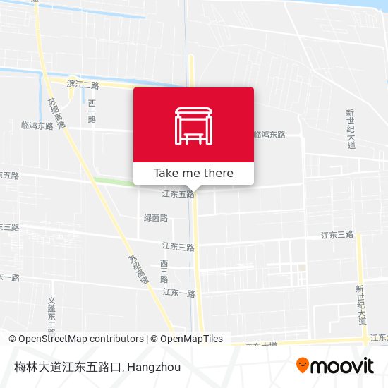 梅林大道江东五路口 map
