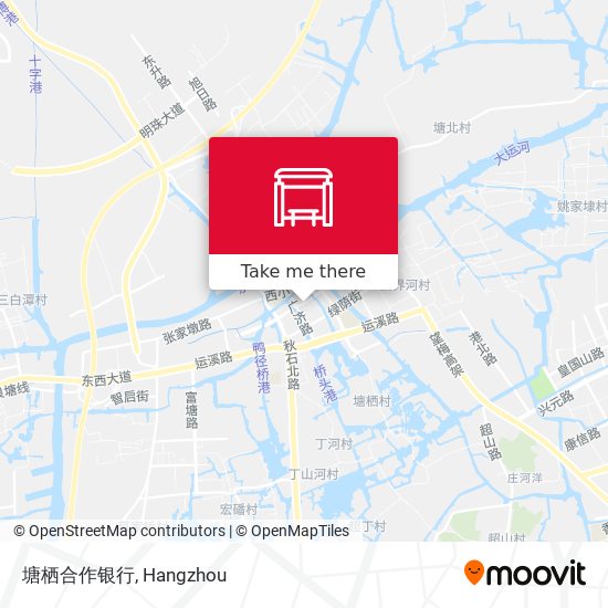塘栖合作银行 map