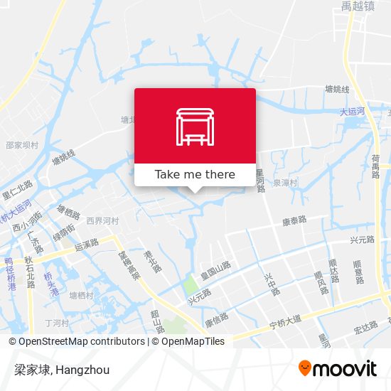 梁家埭 map