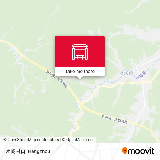 水阁村口 map