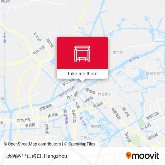 塘栖路里仁路口 map