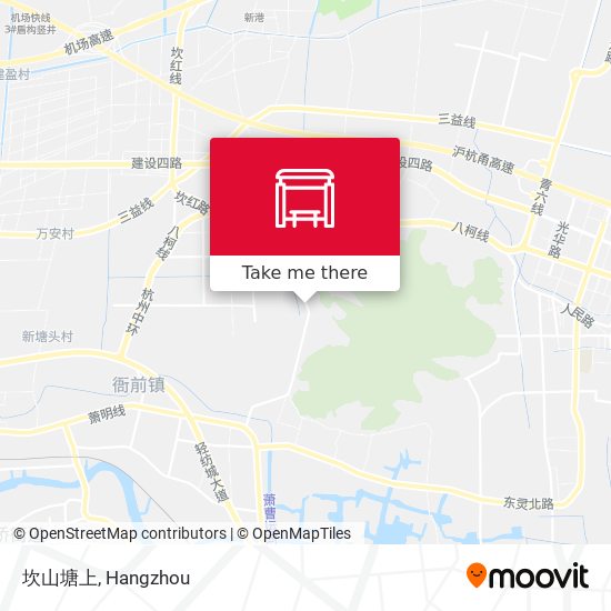 坎山塘上 map