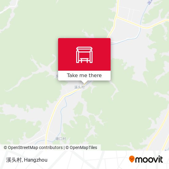 溪头村 map