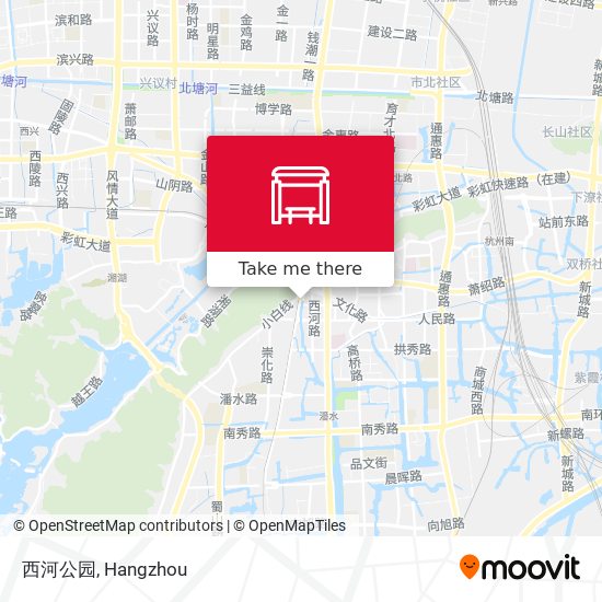 西河公园 map