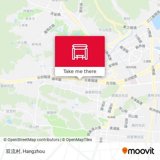 双流村 map
