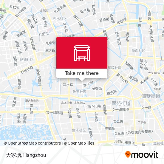 大家塘 map