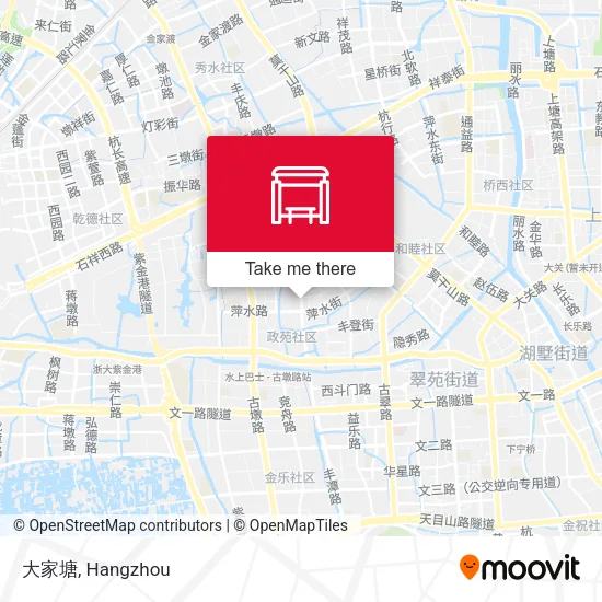 大家塘 map
