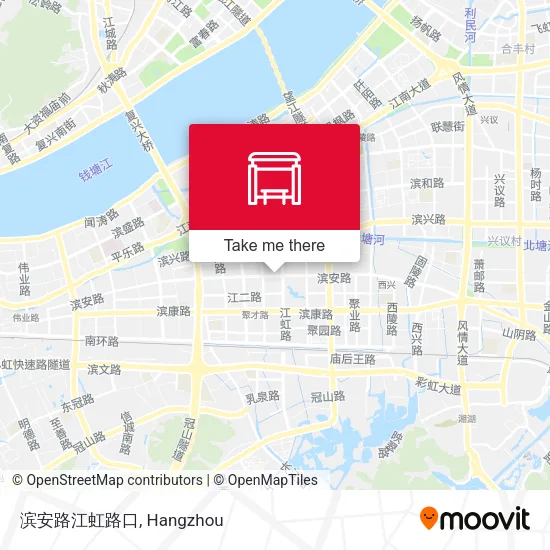 滨安路江虹路口 map