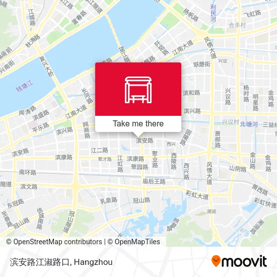 滨安路江淑路口 map