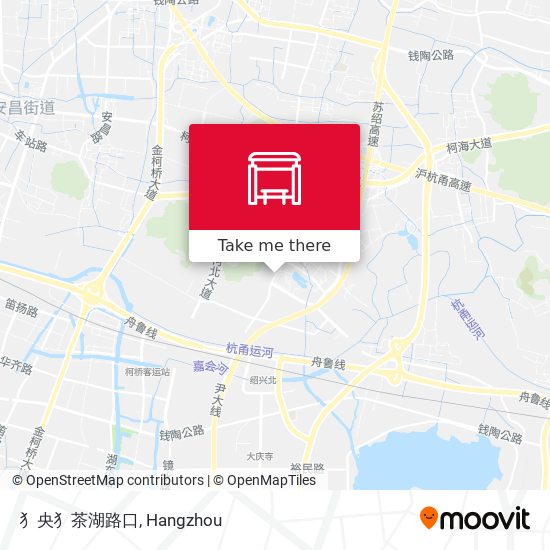 犭央犭茶湖路口 map