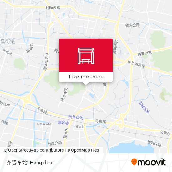 齐贤车站 map