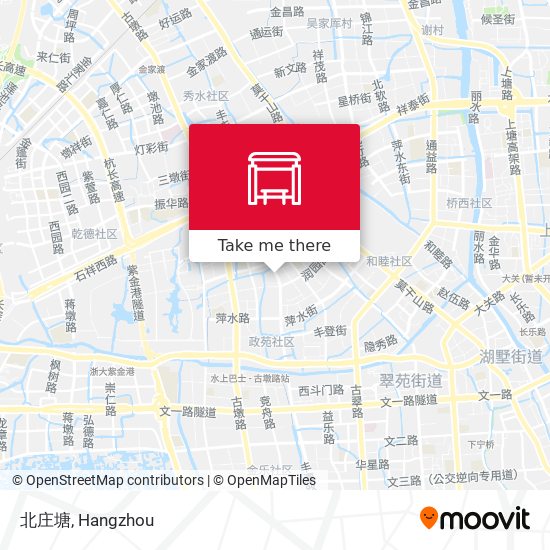北庄塘 map