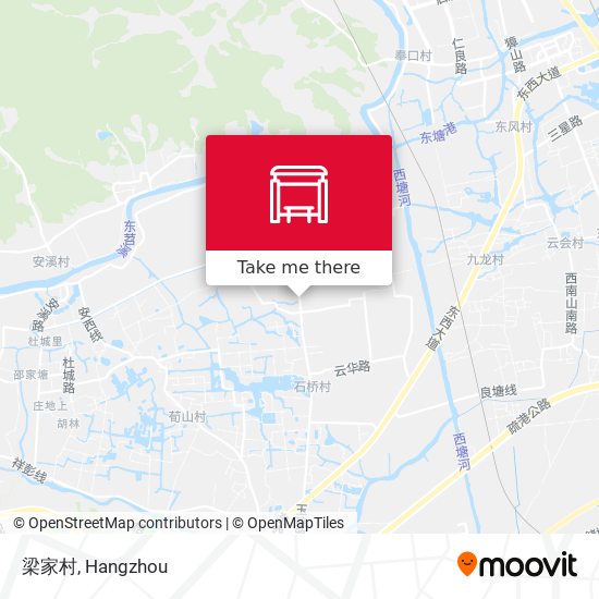 梁家村 map