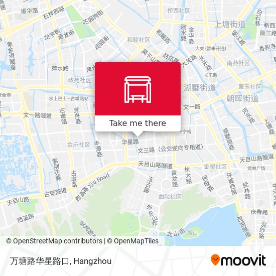 万塘路华星路口 map