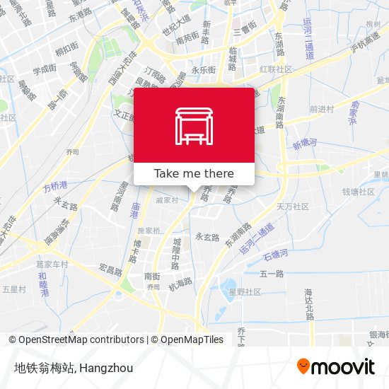 地铁翁梅站 map