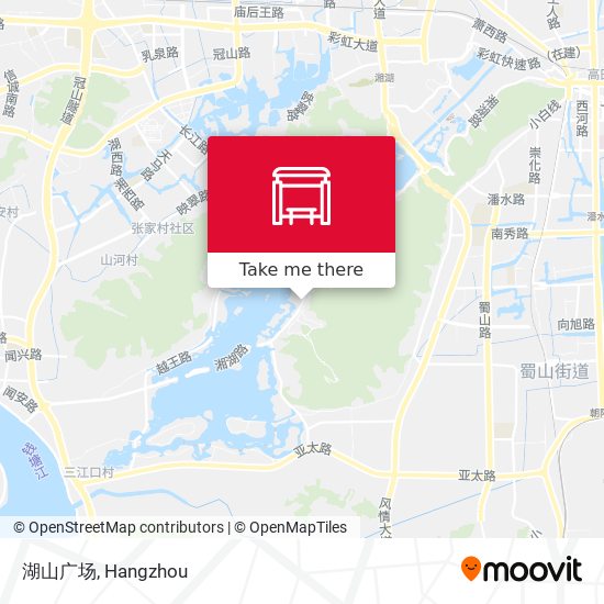 湖山广场 map