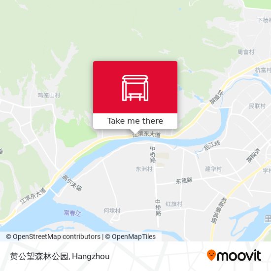 黄公望森林公园 map