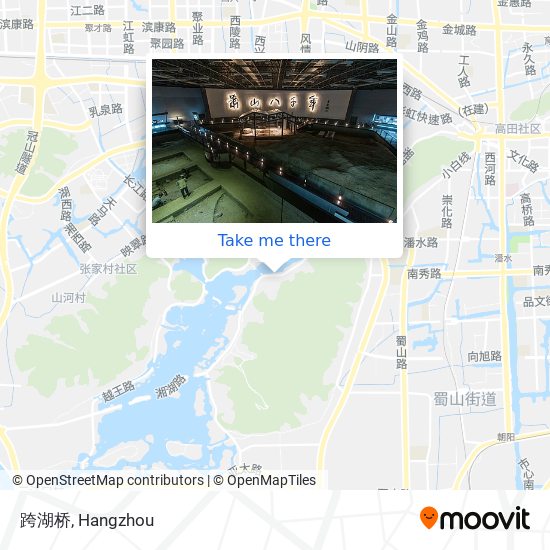 跨湖桥 map