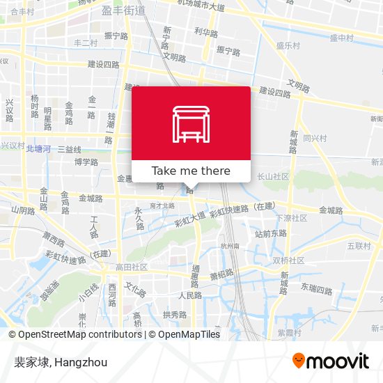 裴家埭 map