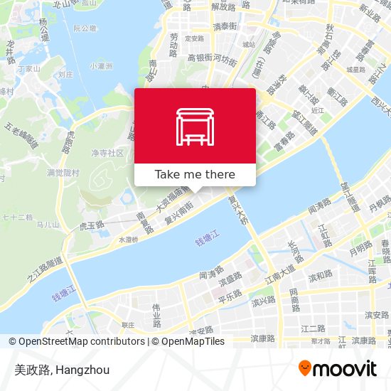 美政路 map
