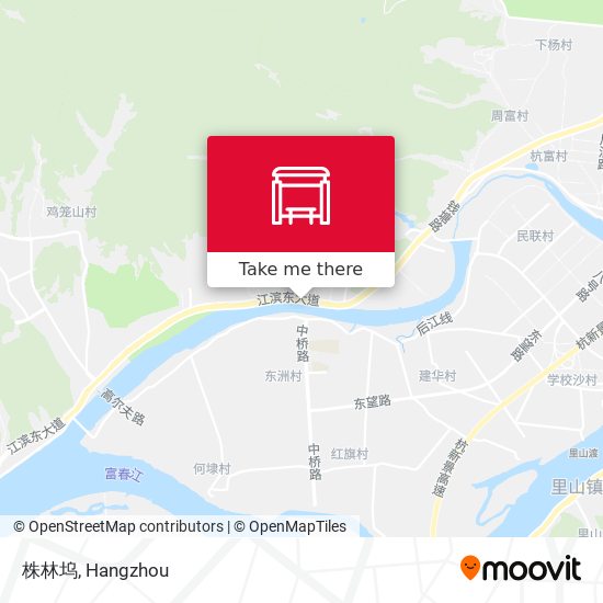 株林坞 map