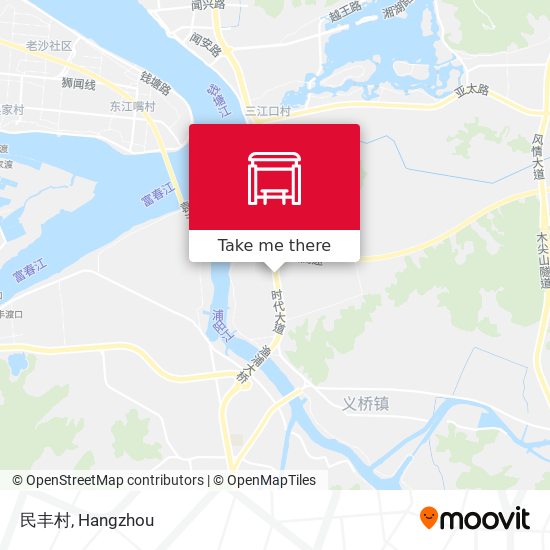 民丰村 map