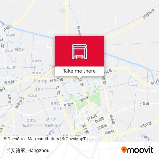 长安骆家 map