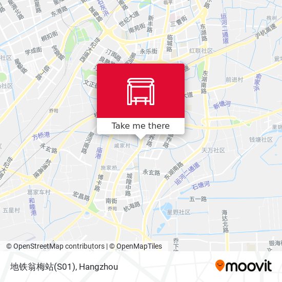 地铁翁梅站(S01) map
