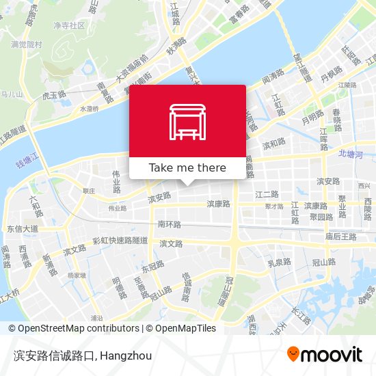 滨安路信诚路口 map