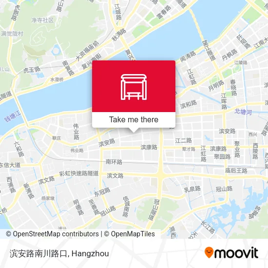 滨安路南川路口 map