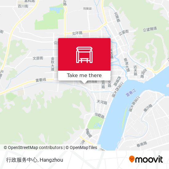 行政服务中心 map