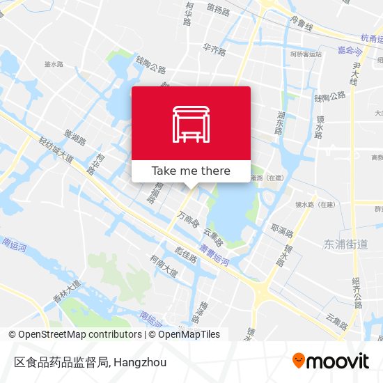 区食品药品监督局 map