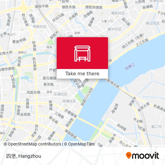 四堡 map