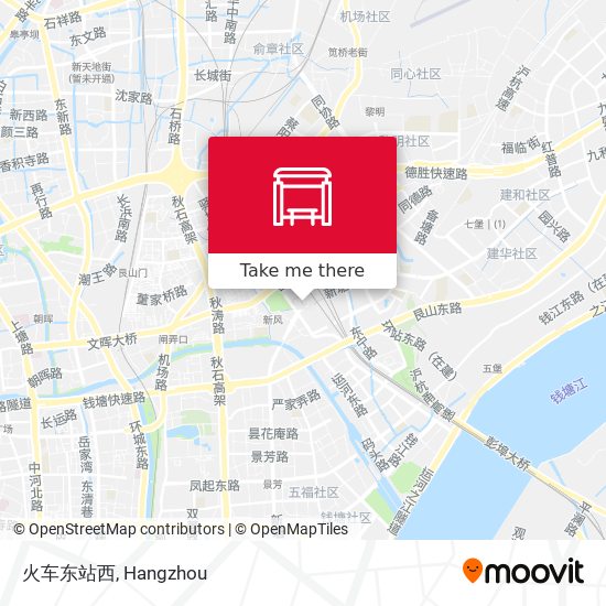 火车东站西 map